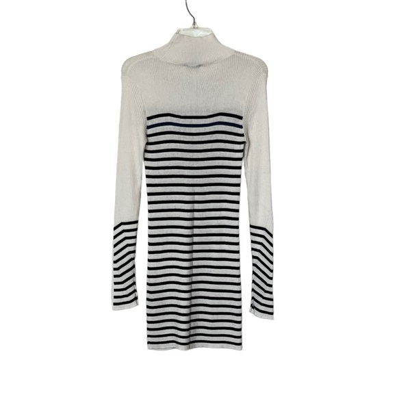 Rag & Bone Kate Turtleneck Sweater Mini Dress Cashmere Blend Striped Long sleeve - Picture 5 of 16